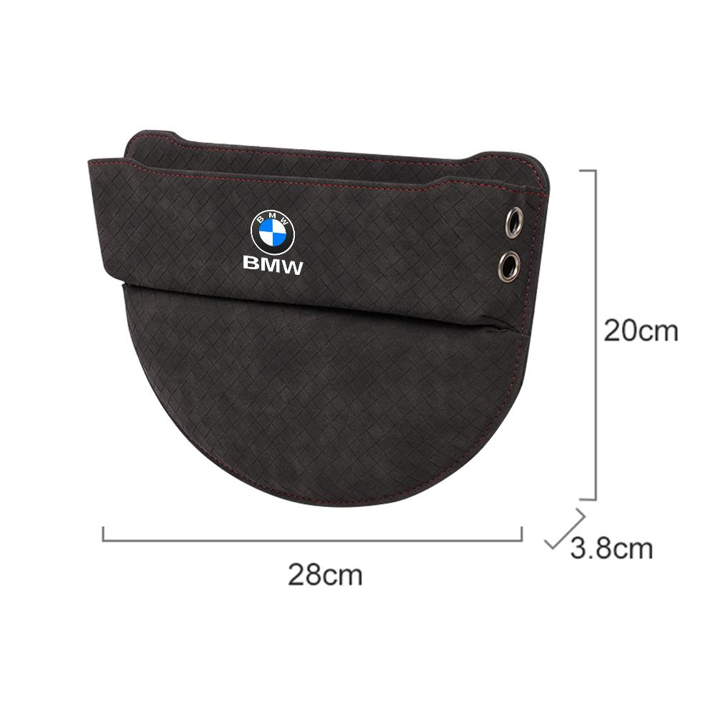 Suede Car Center Console Gap Storage Box Accessorie For BMW E46 E90 E91 F48 F25 F15 F01 F10 G20 G30 G32 X1X3 X5X6 X7 G01 G02 G05 HOPDJ1