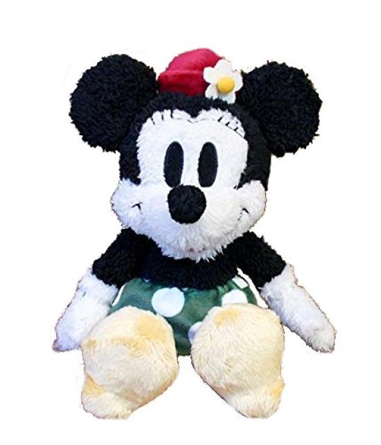 Плюшевая Минни Маус Disney Старый Стандарт, Сидящая, Высота 18 см, Игрушка, Маленькая,