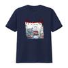 Montmartre Paris Travel Crewneck T shirt France with Parisian Street Art Print vintage Washed Soft Versatile Unisex fashion