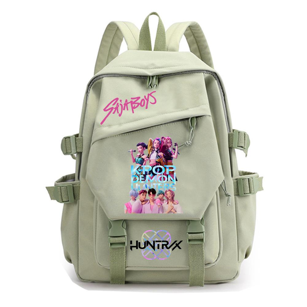 K-pop Рюкзак Охотники на демонов Huntrix Девочки Студенты Школьные ранцы Зои Руми Мира Детский рюкзак Мальчики Дорожный рюкзак Подарок Mochila