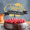 Congratulations 2024 Graduation Cake Topper Graduation Season Birthday Cake Insert Congrats Grad Party Decor Supplies