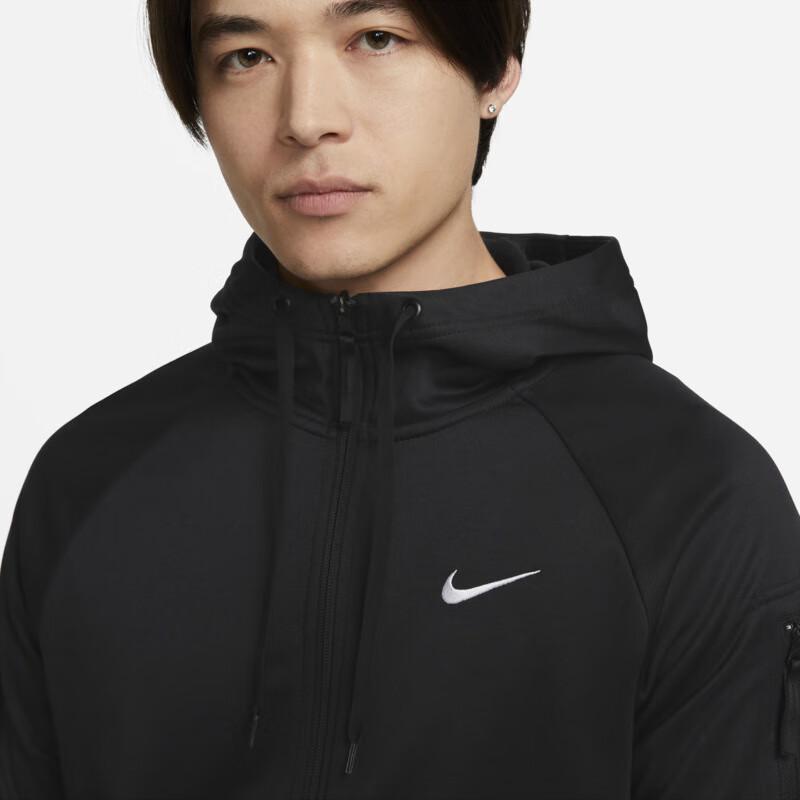 Nike Мужская куртка с воротником-стойкой Спортивная вязаная верхняя одежда для тренировок