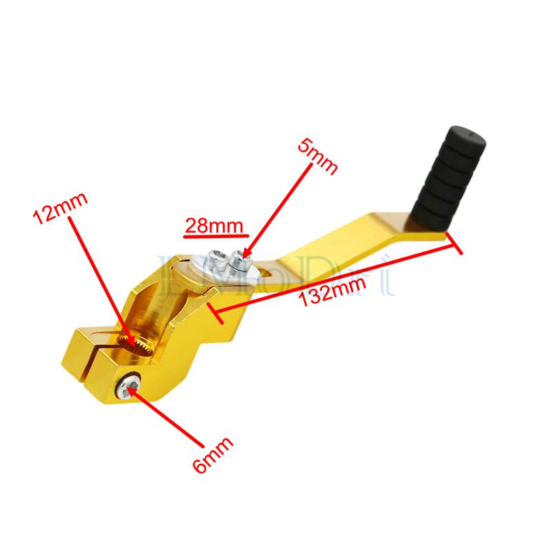 LMoDri мотоциклетный рычаг переключения передач для мотокросса, рычаг переключения передач для модификации бегового велосипеда, модифицированный с ЧПУ