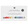 Oil Pastels - Pastel Colors - 12 Pcs - Mixed - Ideal for Decoration - Quality Pack
