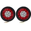 12V Car LED Turn Signal Light Round Rear Brake Lamps LED Rear Light Turn Signal Light Stop Parking Brake Lamp Driving Lamps