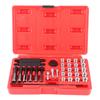 33pcs Glow Plug Thread Repair Kit Tap Insert Driver Guide Pin Thread Insert Tool Set