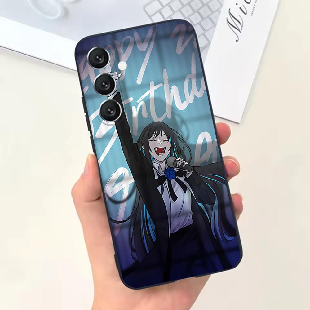 Японская певица Ado Чехол для телефона для Samsung Galaxy A13, A21s, A22, A31, A32, A52, A53, A71, A80, Мягкий черный корпус