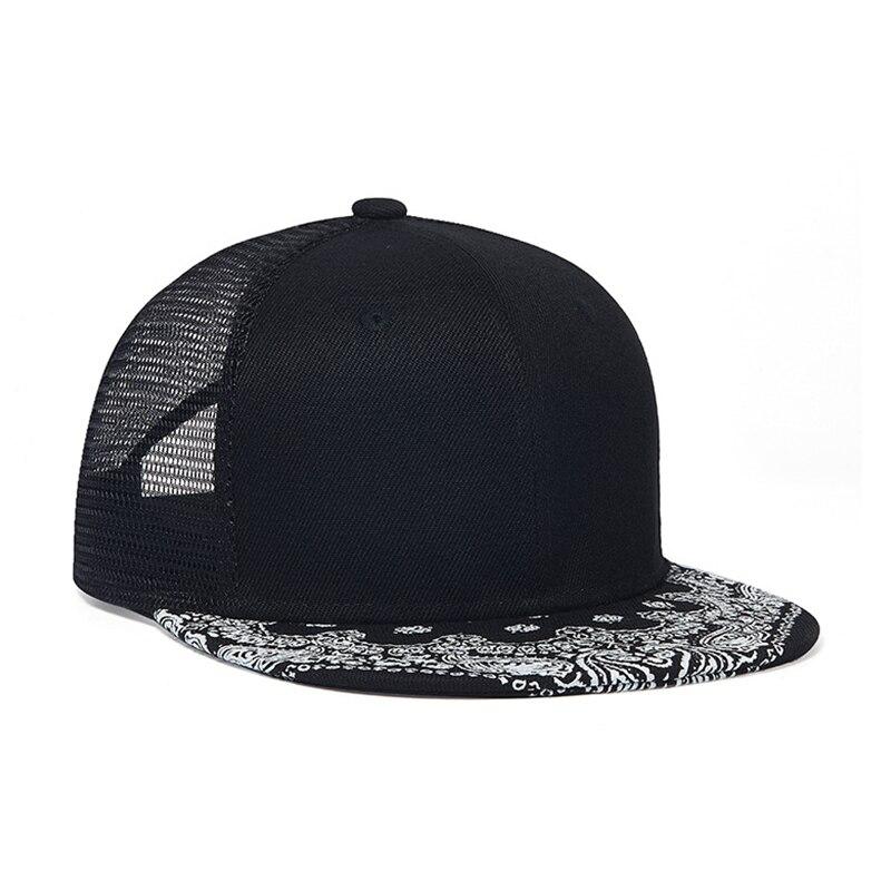 Northwood Летняя сетчатая шляпа Snapback Бейсболка в стиле хип-хоп Черная баскетбольная шляпа Snapback с принтом