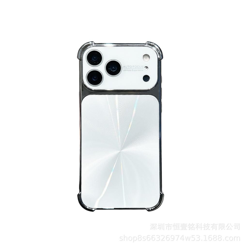 Чехол для iPhone 17 с узором «Аврора» (CD-узор): Гальванизированный, Ударопрочный, Полное покрытие для Apple 16 Promax