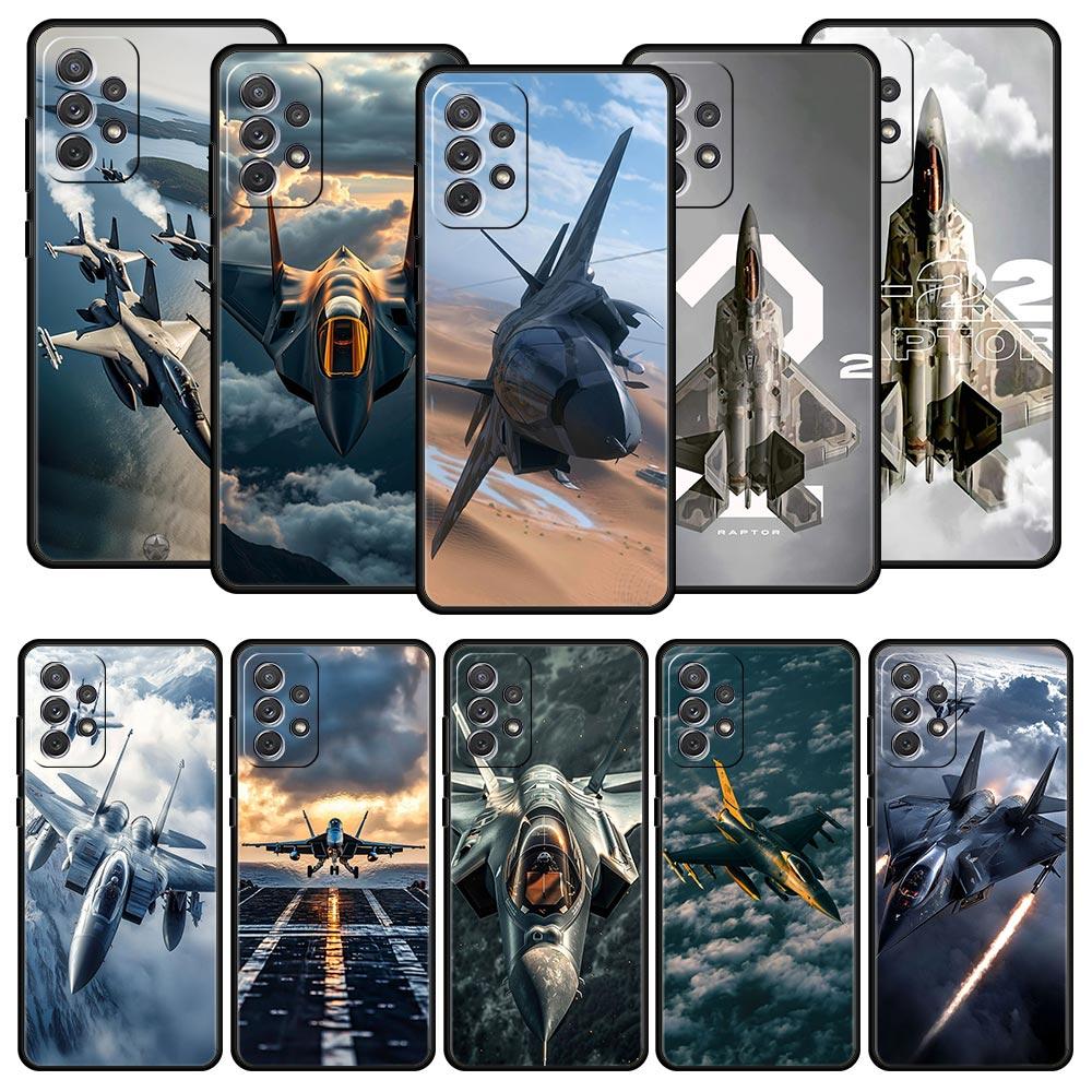 Чехол для телефона Samsung A51 A71 A21S A17 A11 A15 A25 A23 A33 A53 A73 A07 A03S A05S A13 A35 A55 5G с рисунком самолета и вертолета
