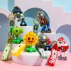 Игровой Брелок Зомби Мультяшная Фигурка VS Растения Подсолнечник Горохострел Брелок Стеноцвет Орехокол Брелок на Рюкзак Подарки
