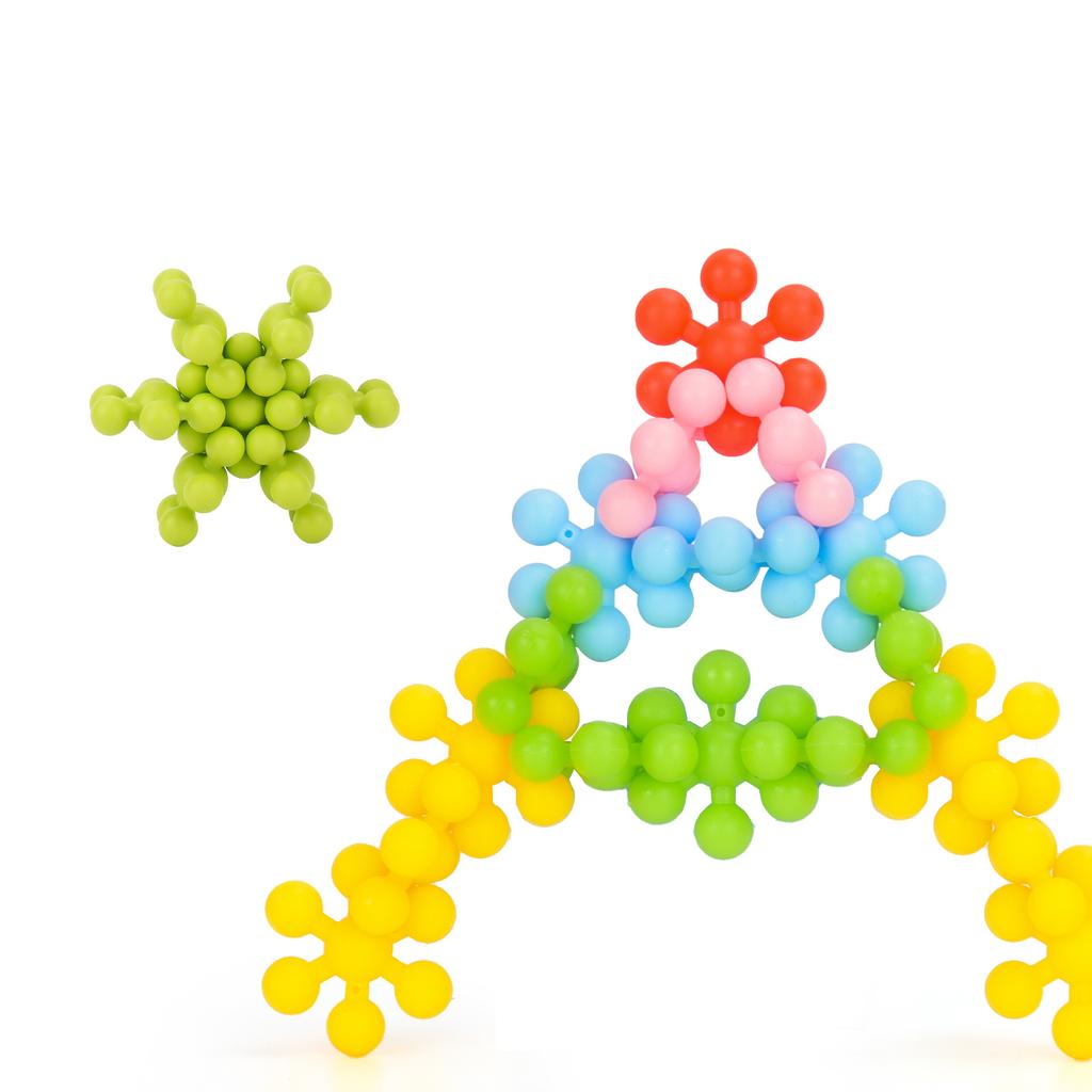 Kindergarten Boys and Girls Assemble Plum Blossom Building Blocks Children'S Puzzle and Early Education Assembly Toys