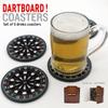 Mini Kitchen Table Mat Utensils Dart Board Styled Cup Mouse Pad Coaster Dart Board Drink Bottle Beer Beverage Placemat
