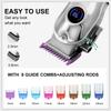 Hatteker Electric Trimmer  LCD Digital Display Cordless Haircut Kit with Professional Barber-Grade Cutting for Precision Shave Styling