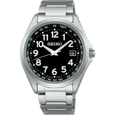 Унисекс SBTM329 (SEIKO SELECTION Солнечные радиоуправляемые часы мирового времени) часы