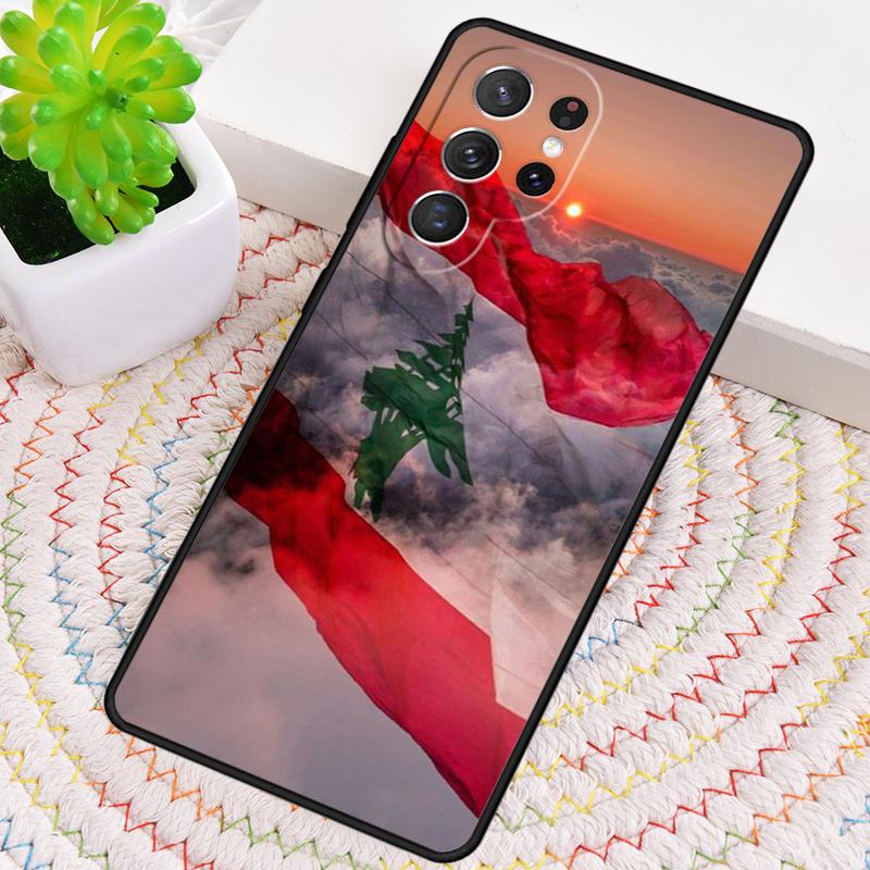 Силиконовый чехол для телефона с флагом Ливана для Samsung Galaxy note 10 pro S26 S25 S24 S23 S22 S21 Plus S25Ultra Capa Cover