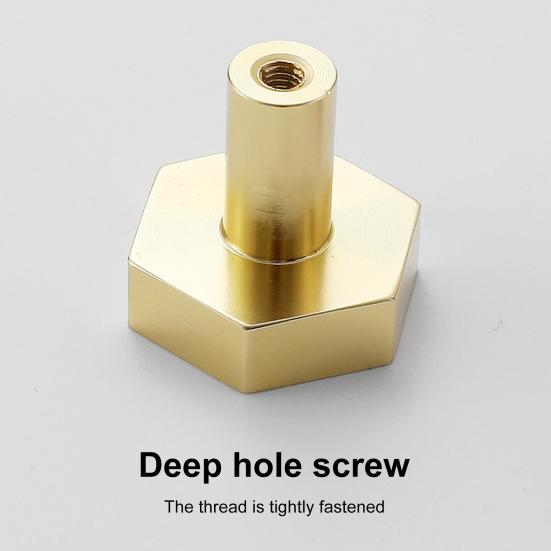 Round Gold Knobs Single Hole Cabinet Drawer Pulls Aluminum Furniture Hardware Handle for Cupboard Wardrobe Vanity Closet Door