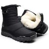 Men's Winter Snow Boots with Warm and Fluffy Cotton Shoes Men's Waterproof and Non Slip Thick High Top Outdoor Boots