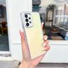 KEYSION Модный лазерный градиентный цветной чехол для телефона Samsung A53 5G A52S 5G, противоударная задняя крышка из TPU+PC для Galaxy A13 4G 5G