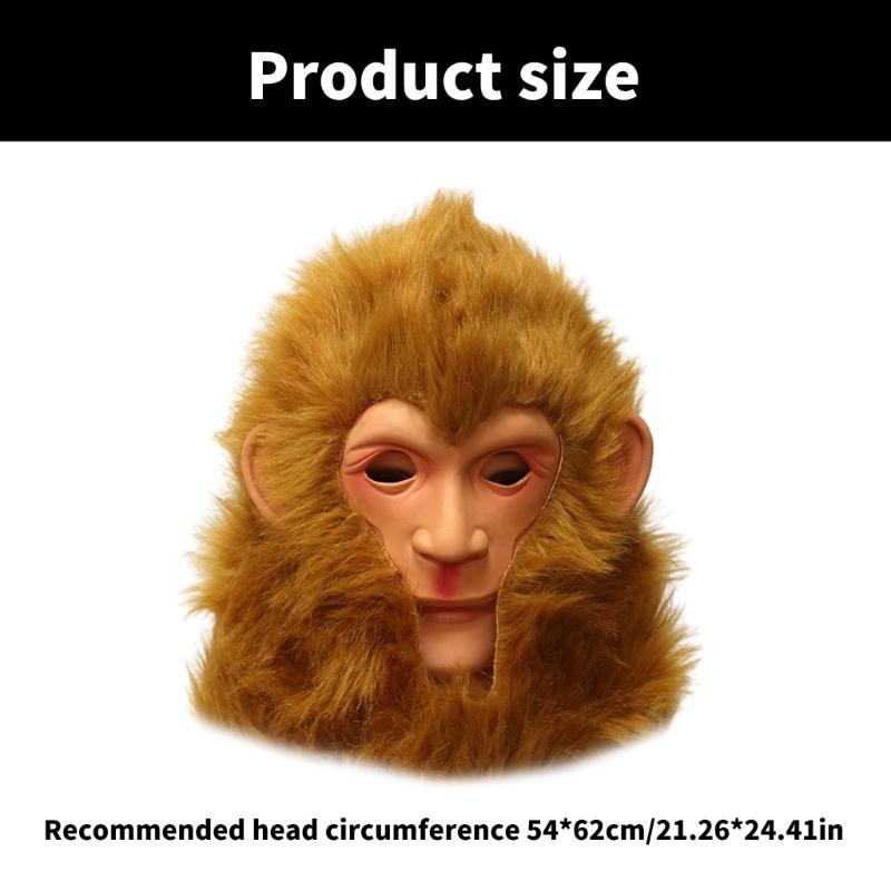 Monkey Mask Halloween Mask Gaming Mask 3D WuKong Mask Party Mask WuKong Cosplay Mask Black Myth Gokus Mask