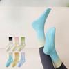 Yoga Socks for Women, Summer Thin Mid-calf Socks, Professional Fitness Pilates Sports, Anti-slip Socks for Shark Pants