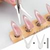 3Pcs/Set V-shaped Cat Eye Magnetic Tool French Style Cat Eye Nail Polish  Gel Polish Application