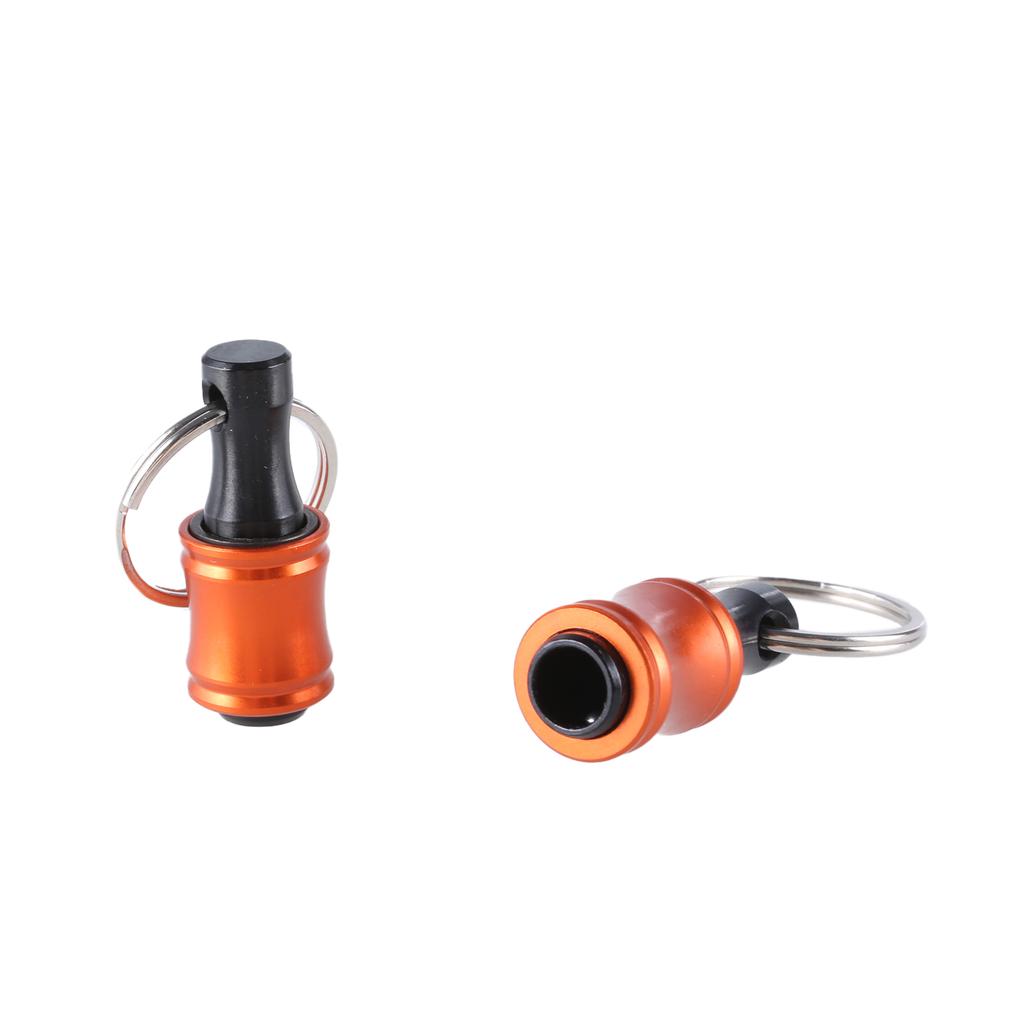 6Pcs 1/4inch Hex Shank Screwdriver Bit Holder Extension Rod Keychains Screw Adapter Drill Portable Handheld Bit Holder