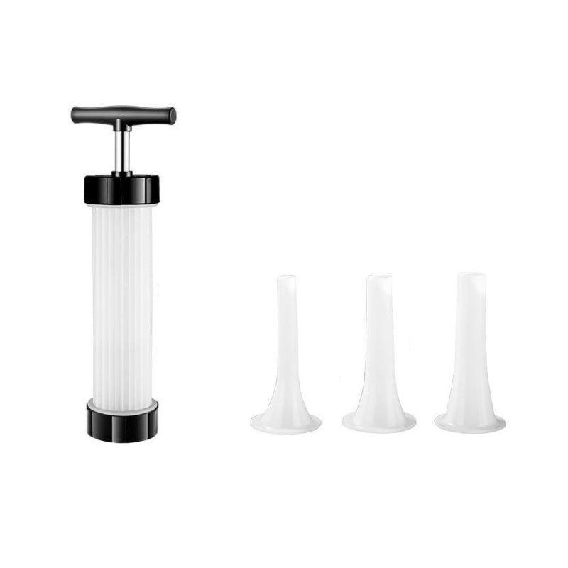 Быстрая ручная машина для изготовления колбас, воронка, насадка, домашний шприц для начинки колбас, гаджеты, инжектор для наполнителя мяса, кухонные инструменты