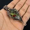 Dragon Blood Jasper 999 Copper Wire Wrapped Pendant, Handmade Gemstone Pendant Jewelry, Gifts For Wife Brand New Pendant