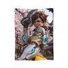 Фланелевое одеяло Overwatch 2 Мягкое прочное покрывало для дивана кровати кемпинга Графическое покрывало Чехол для дивана-кровати