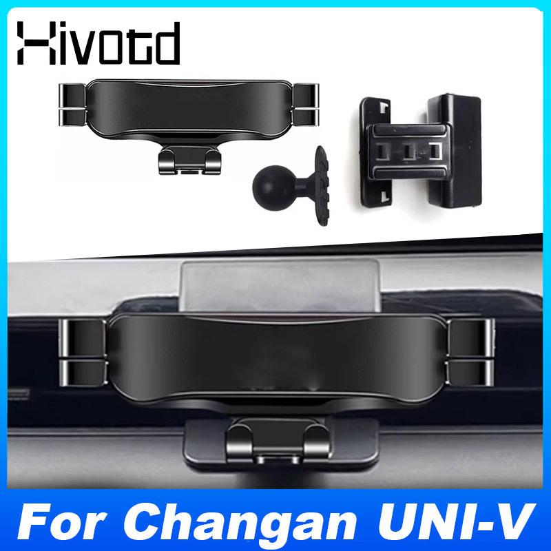 Hivotd Dashboard Car Phone Holder Sight Friendly Drive Mount Interior Decoration Parts Accessories For Changan UNI-V -2024