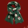 Christmas Tree Jacquard Knitted Scarf Keep Warm Winter Knitted Scarves  Lovers Gift