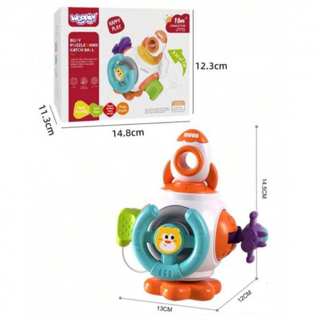 WOOPIE 49997 Montesso 6-in-1 Space Rocket Ball