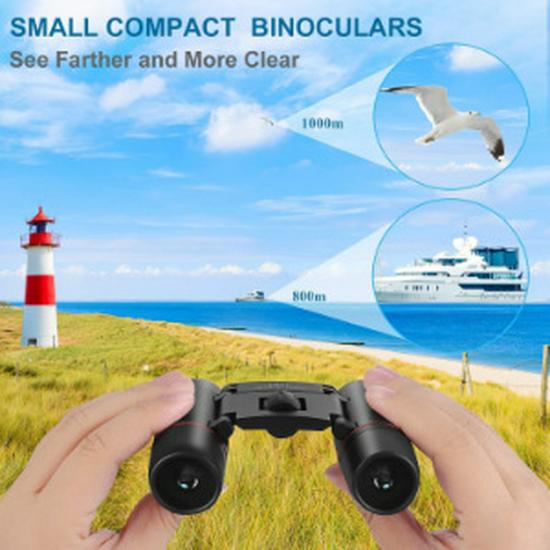 8x21 HD High Magnification Night Vision Binoculars for Kids - Outdoor Use
