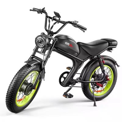 2024-EU Warehouse C93pro электрический велосипед 2000 Вт 20-дюймовые толстые шины E-bike25-55 км/ч 48 В 20 Ач мощный велосипед со стальной рамой для взрослых Fatbike