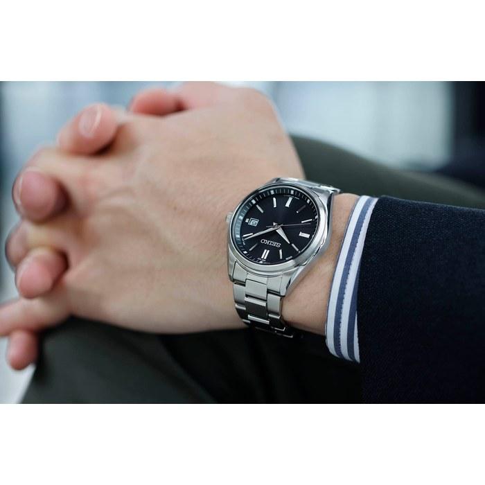 Мужские часы Seiko Selection SBTM323, Солнечные, Радиосинхронизация, Серебристый/Черный