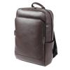 Boosters Genuine Leather Backpack, NP Leather, Waterproof Leather Business Backpack, Dark Brown