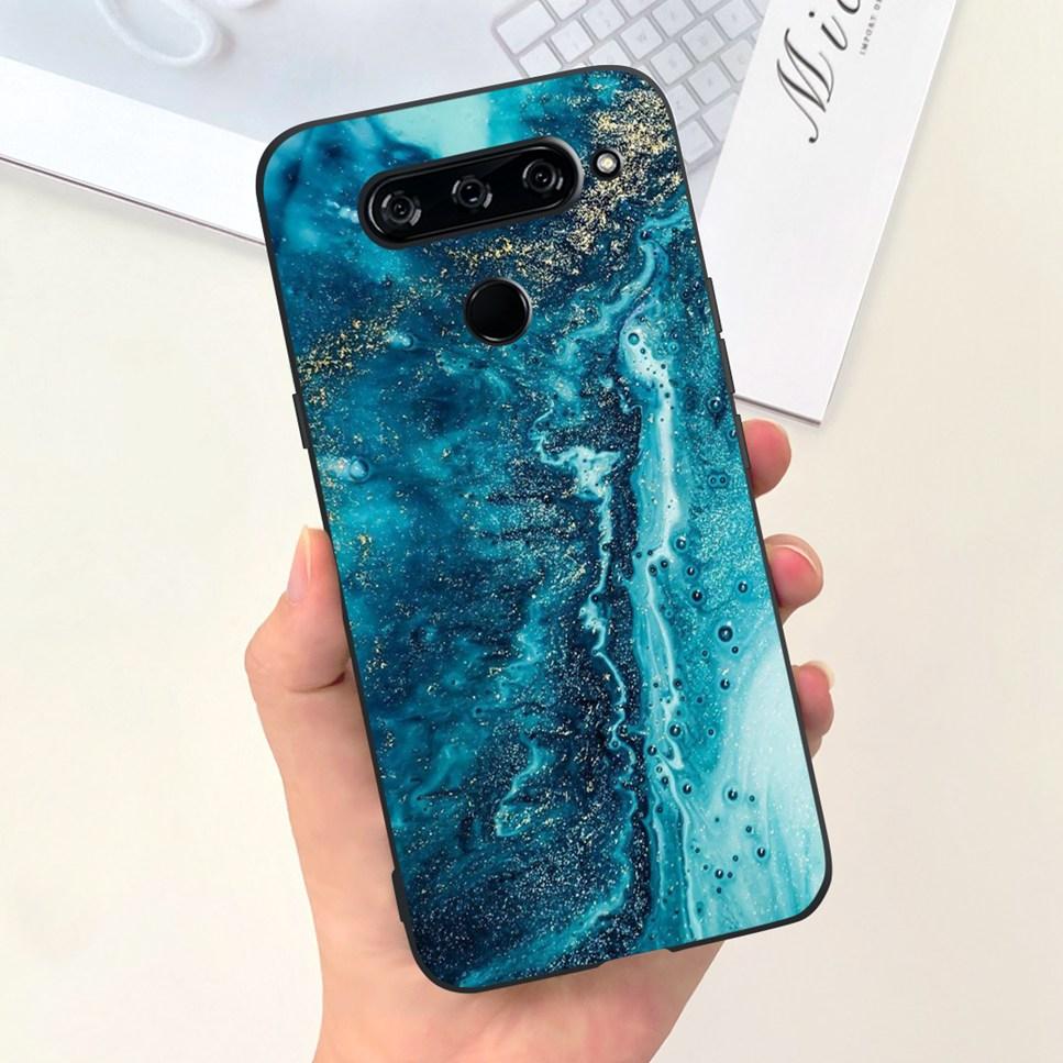 Case For LG V40 ThinQ Cartoon Astronaut Dinosaur Soft Silicon Black Cover For LG V50 V50S ThinQ 5G LG V30 2017 Bumper Phone Case