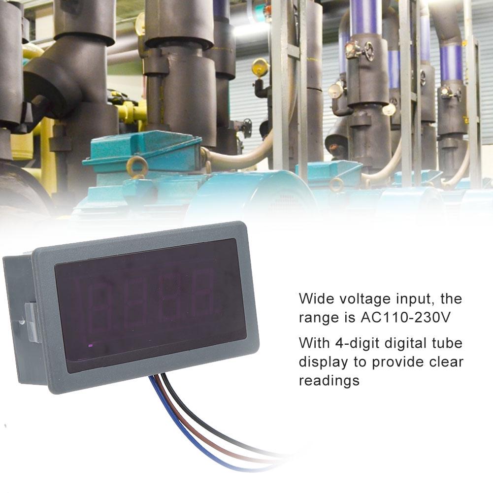 Цифровой измеритель скорости 4-разрядный ламповый дисплей Высокая точность измерения Тахометр AC220V