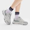 FILA Gray White Women's Low Top Synthetic Leather Mesh Retro Casual Lifestyle Sneakers F12W432103FGL