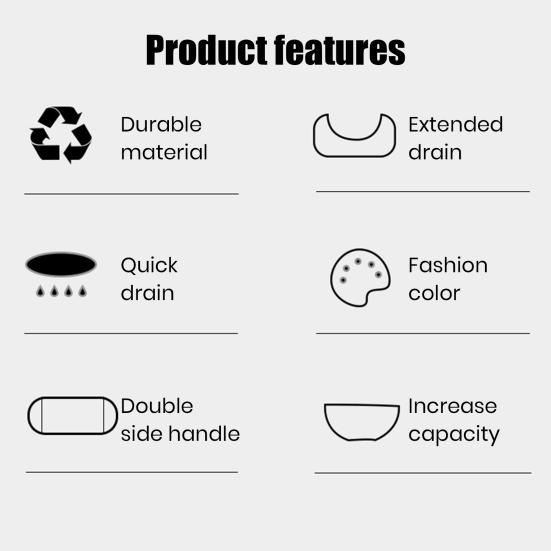 Retractable Drain Basket Over-the-sink Multifunction Food Grade Extendable Fruit Vegetable Washing Drainer Colander Strainer Bowl Tableware