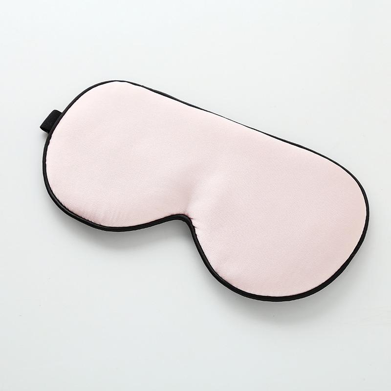 Шелковая маска для сна Шелковая маска для глаз Шелковая маска для глаз Черная авиационная маска для глаз