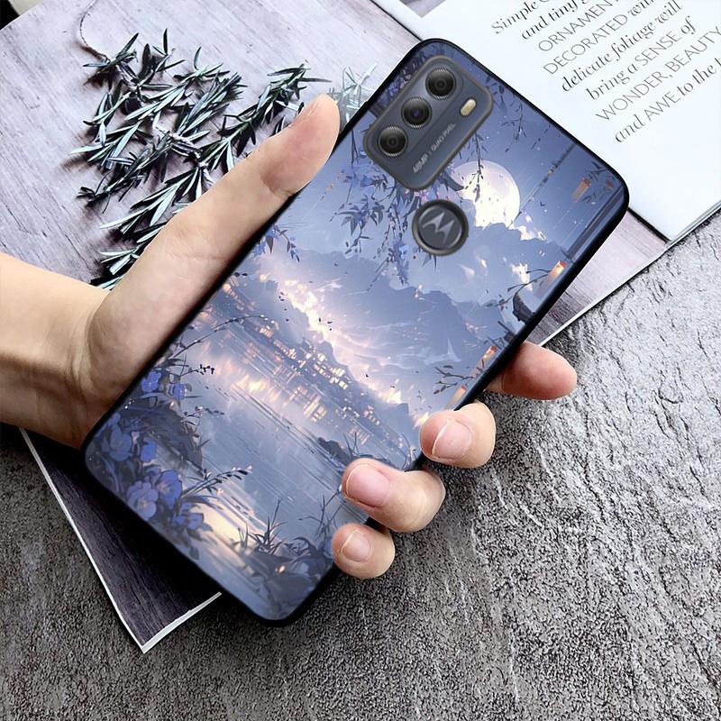 Удивительный пейзаж чехол для телефона Moto G84 G22 G32 G42 G52 G62 G53 G72 G60 G60S G24 G10 G20 G30 G13 G50 G 5G G Pure