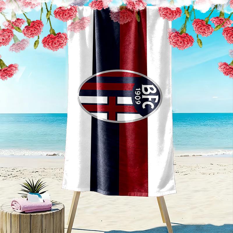 Bologna2 Print Beach Towel, Large Soft Quick Dry Towel for Beach Camping Swimming