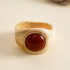 Europe American Style Acrylic Bangle Smudging Retro Hand Ring Cute Irregular Wide Bracelet  Girls