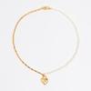 BIMBA Y LOLA BIMBA Y LOLA Heart Pearl Gold Chain Necklace B255AIU006GOF