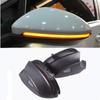 Blink Rear Side Mirror LED Water Flowing Rearview Mirror Turn Signal Light For VW Passat B7 CC Jetta MK6 Beetle Scirocco 2PCS