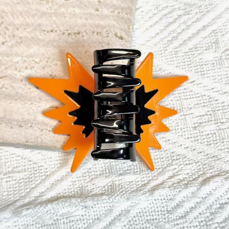 Корейская акриловая заколка-бабочка для волос для девочек, элегантная контрастная цветная заколка для волос, женские аксессуары для волос