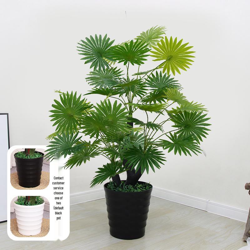 Большая искусственная пальма «Рыбий хвост» напольная | Комнатная искусственная зелень для декора гостиной