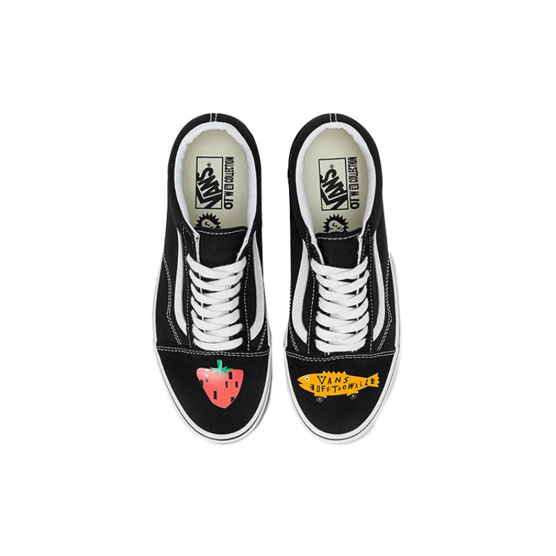 Vans Old Skool Классические Повседневные Кеды для Скейтбординга Серия 275C Унисекс Черные Vans VN0A5KRF6BT